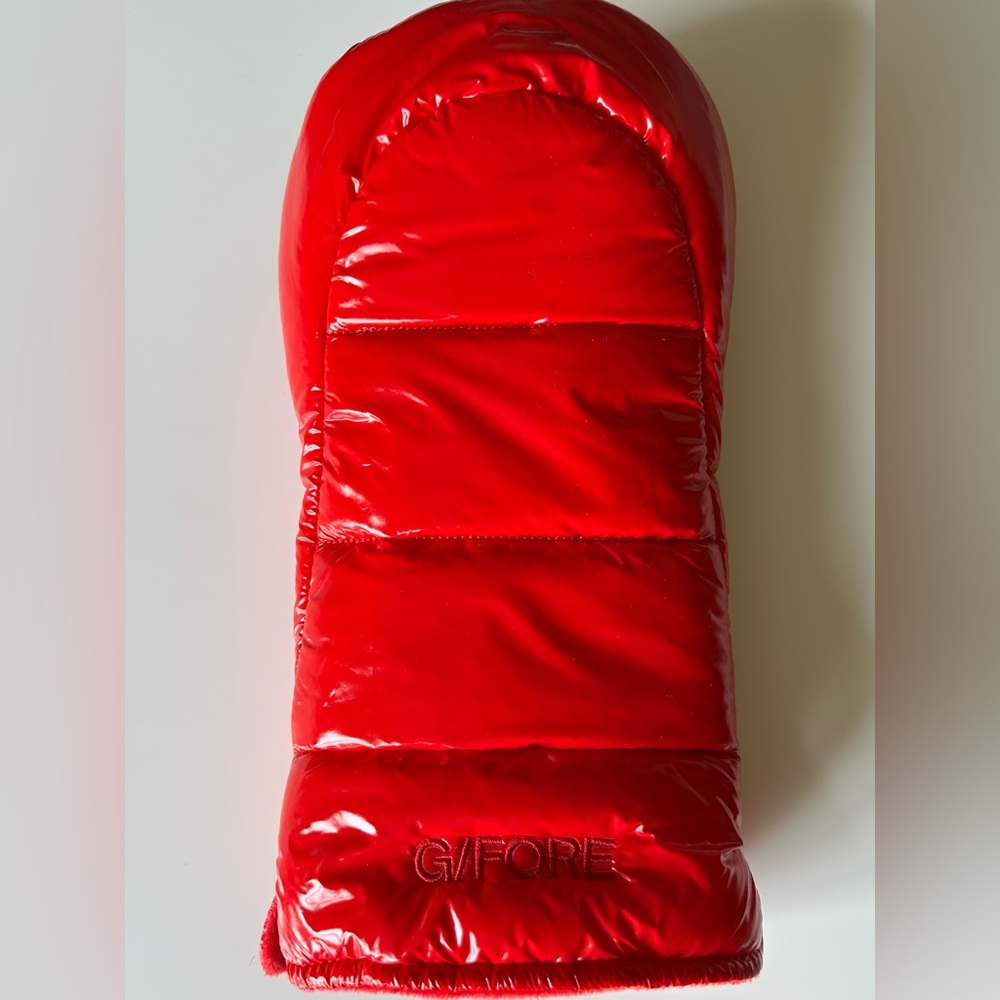 G/FORE Vibrant Red Puffer golf club head cover